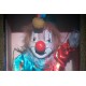 Clown joyeux dans une boite en bois 15x20cm (par Vladimir)