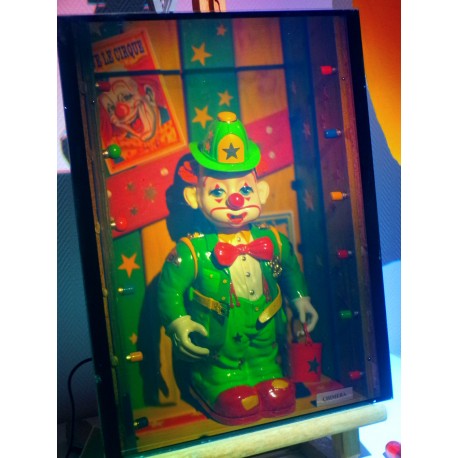 007 Green Clown 30x40cm
