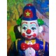 Clown Bleu 30x40cm
