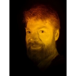 012 Bearded Man Pulsed Portraiture 30x40cm